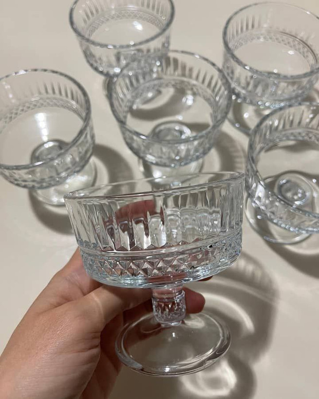 بستنی خوری پایه بلند و کوتاه الیسا Deli glass