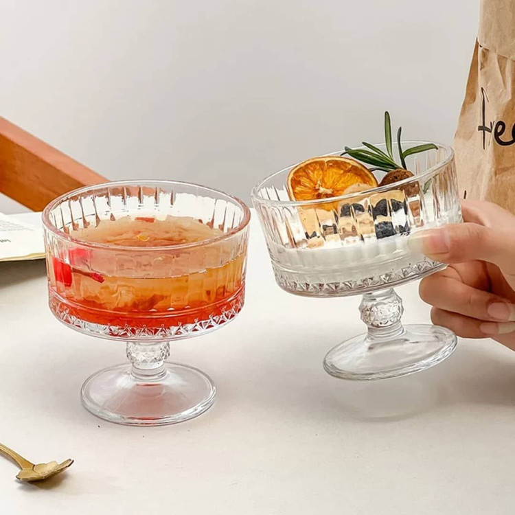 بستنی خوری پایه بلند و کوتاه الیسا Deli glass