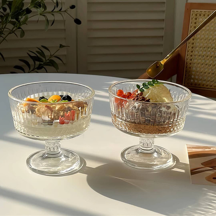 بستنی خوری پایه بلند و کوتاه الیسا Deli glass