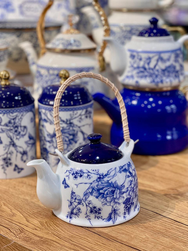 سری کامل پذیرایی از کالکشن blue spring محصول miss Betty ترکیه کپی