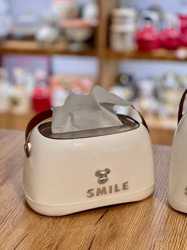 شارژ مجدد سطل رومیزی و جادستمال دسته دار SMILE محصول باکیفیت وارداتی