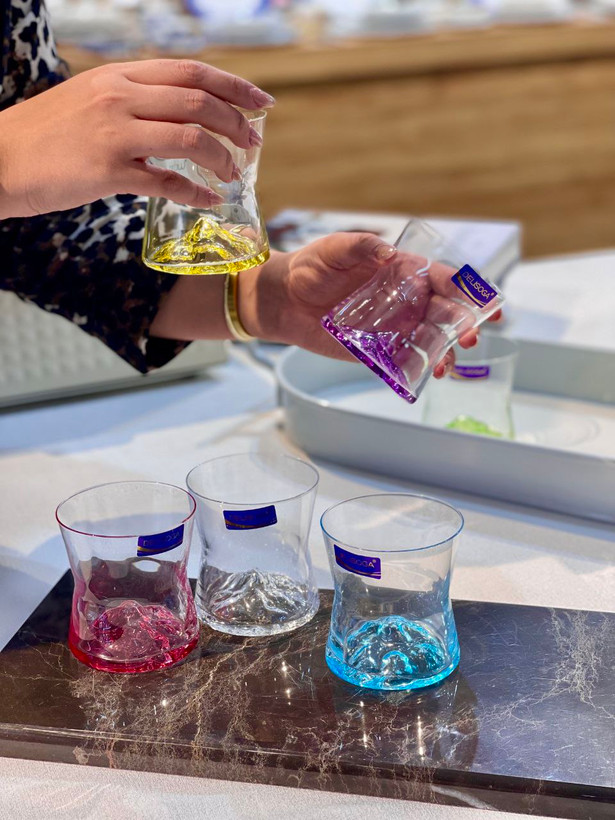 نیم لیوان کوه یخ محصول وارداتی Deli Glass
