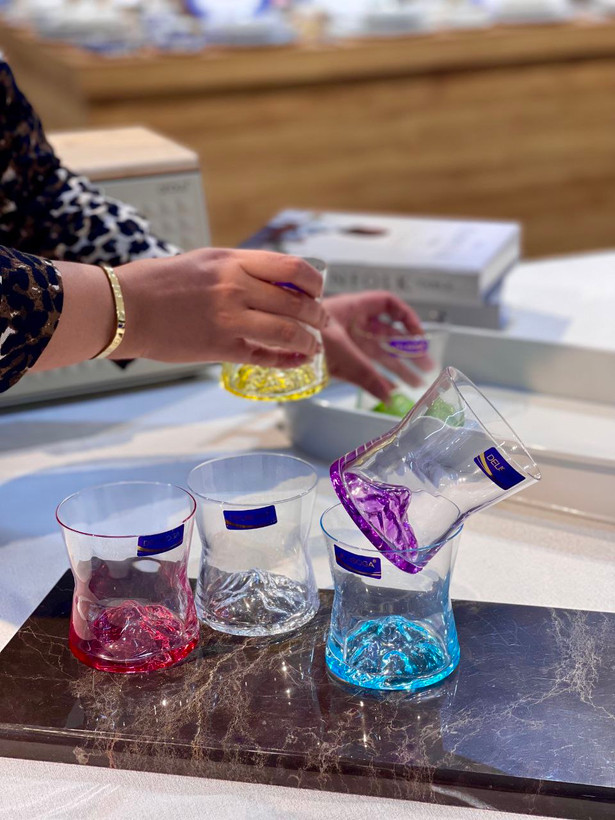 نیم لیوان کوه یخ محصول وارداتی Deli Glass