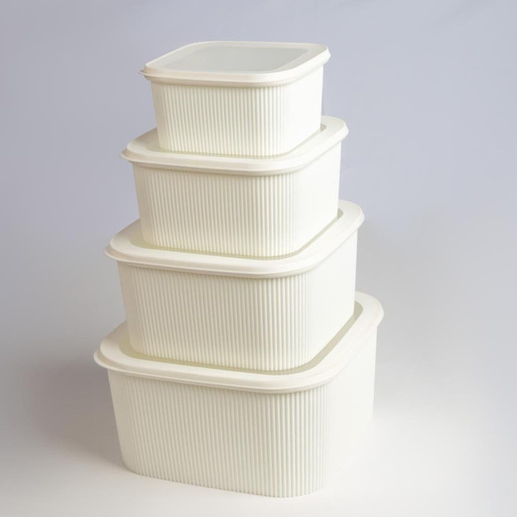نگهدارنده , ظرف غذا مینیمال چهار تایی و سه تایی محصول درجه یک وارداتی