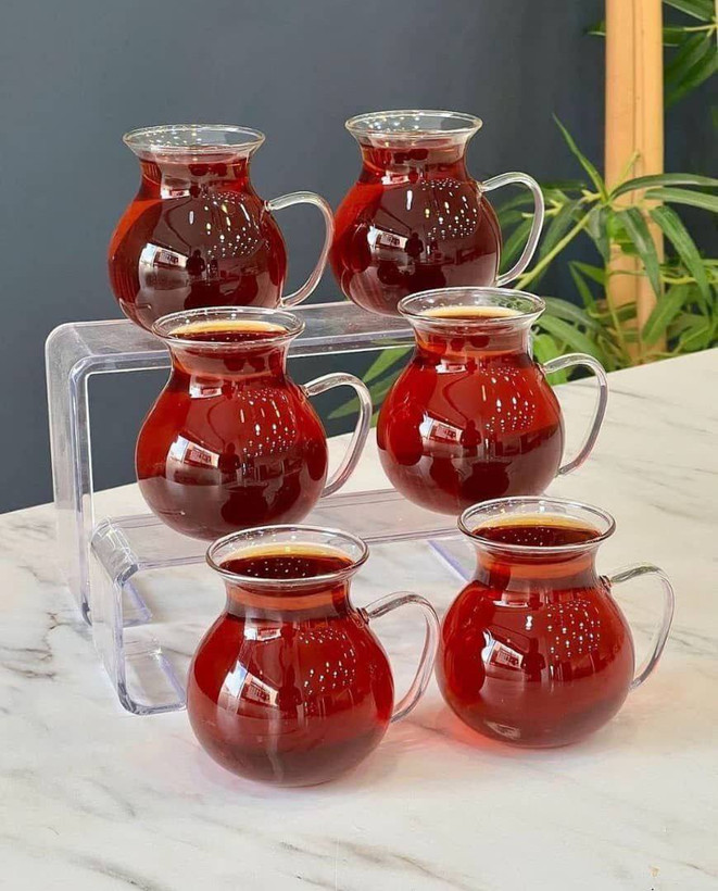 فروش ویژه فنجان تپل پیرکس برند MARMELA ترکیه 🇹🇷 کیفیت بسیار عالی